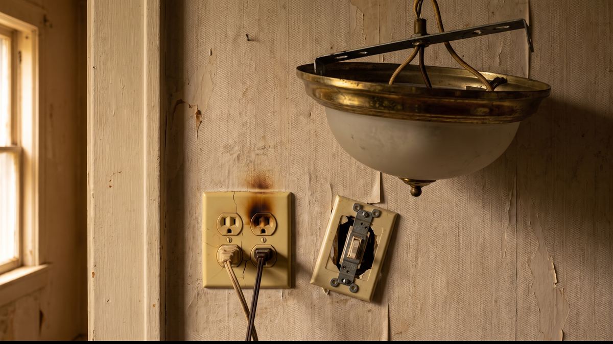 Electrical repair: before