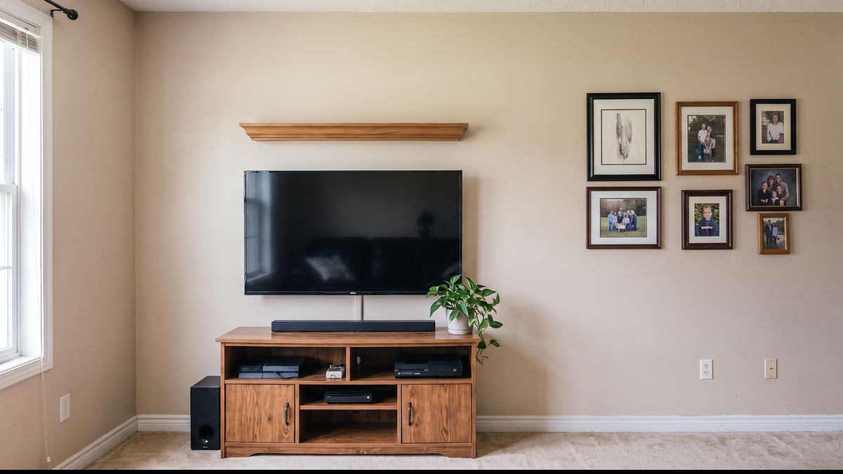 Home repair repair: after, same material repaired