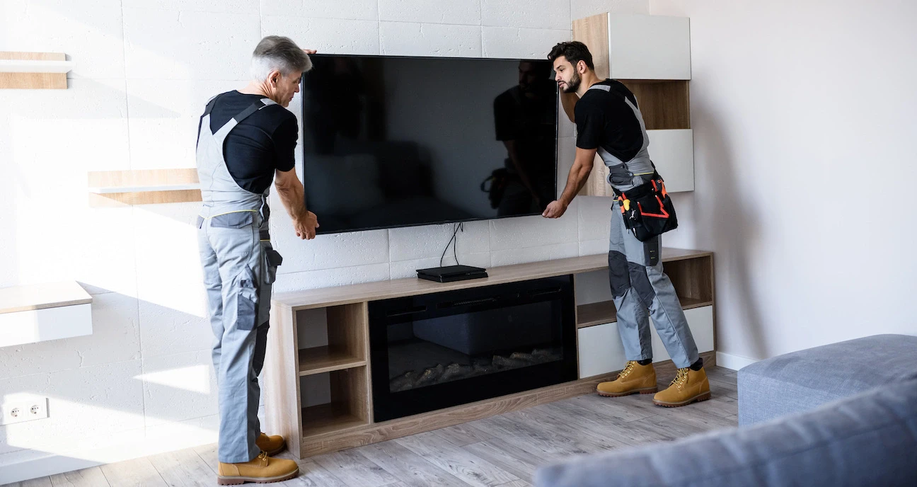 Wall Mounted TV Installed by handyman service