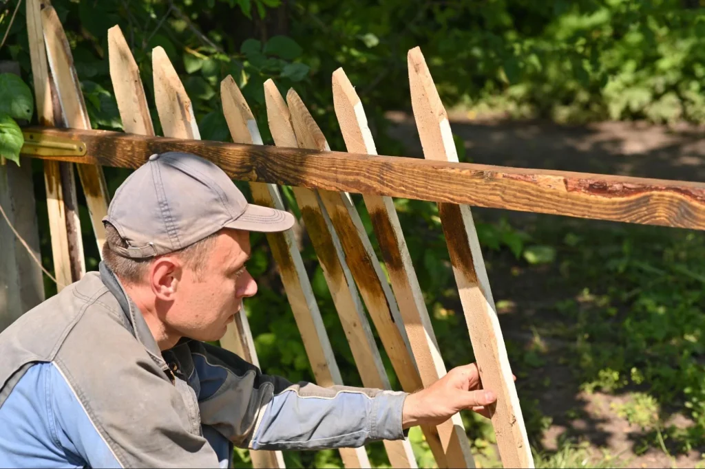 Removing the Old Gate