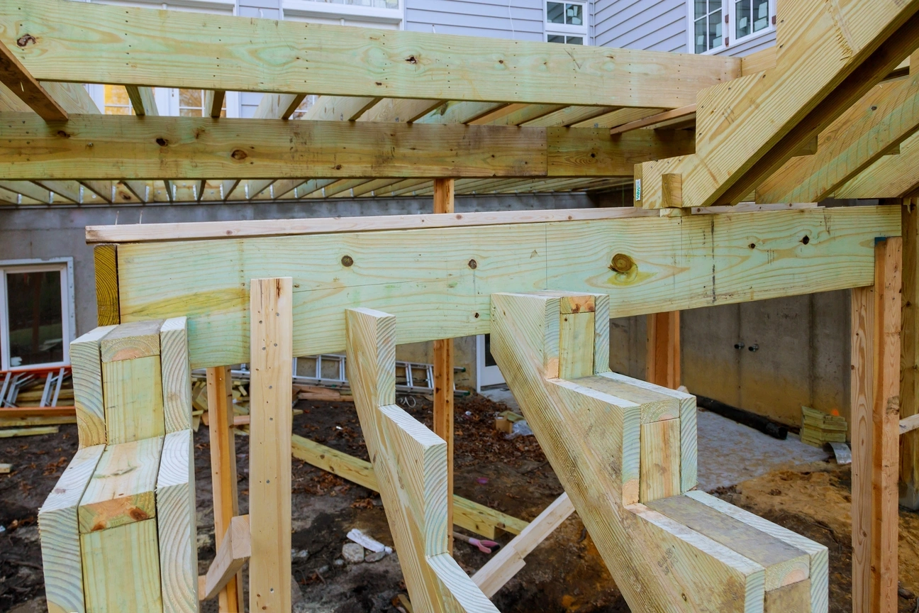 Wake Forest NC Elevated Balcony Support Repair